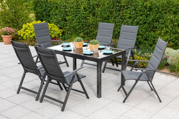 Taviano Set 7tlg. Ausziehtisch