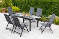 Taviano Set 7tlg. Ausziehtisch