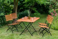 Schlossgarten Set 5tlg. Tisch 120x80 cm