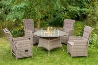 Riviera Set 9tlg. runder Tisch ø120 cm