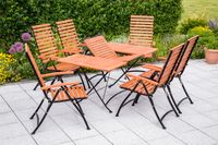 Schlossgarten Set 7tlg. Klapptisch