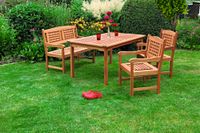 Lima Set 4tlg. 2er Bank, Tisch 150x90 cm
