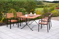 Schlossgarten Set 5tlg. Tisch 160x90 cm