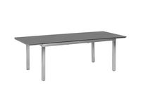 Ausziehtisch, 180 (240) x 100 cm, Edelstahl