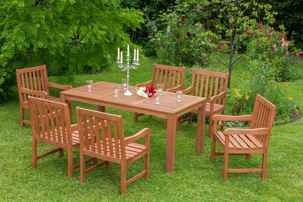 Santos Set 7tlg. Tisch 170x90 cm