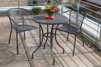 Delos Set 3tlg. Tisch rund ø 60 cm