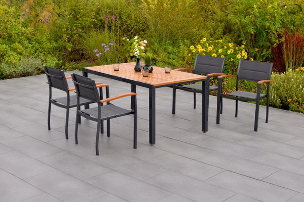 Paxos Set 5tlg. Tisch 150x90 cm