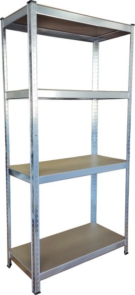 ProBauTec Schwerlastregal 100 kg MDF verzinkt, 150x75x30 cm