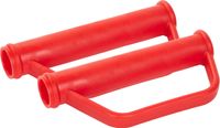 ProBauTec Sicherheitsgriffe für Sackkarren mit Handschutzbügel, rot, 2 Stck.