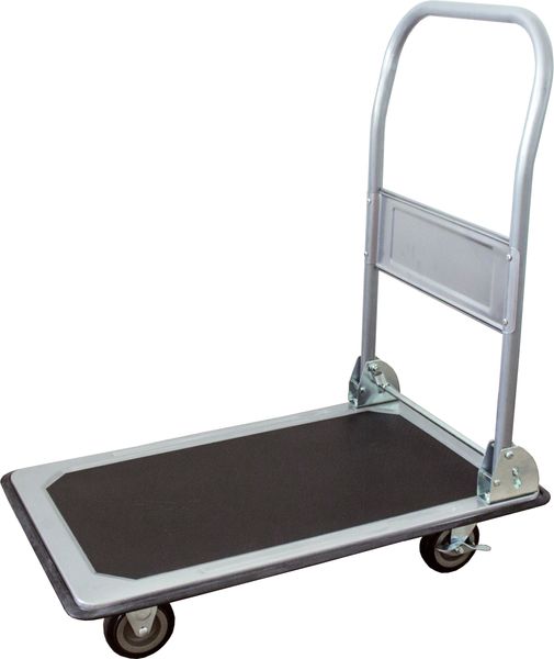 ProBauTec Plattformwagen, Tragkraft 150 kg, Farbe: anthrazit-grau-