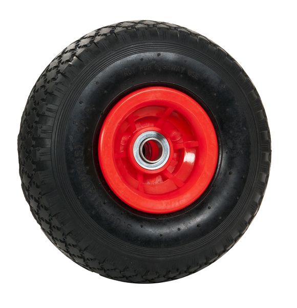 ProBauTec PU Ersatzrad Set 4.80 / 4.00-8 KS Felge mit Achse und Schr
