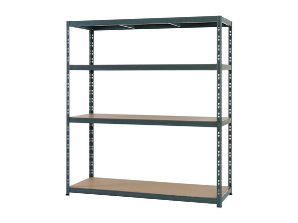 ProBauTec Weitspannsteckregal 250 KG 4 Böden, 180x160x60cm