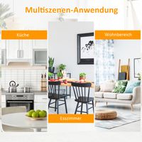 Rollender Küchenwagen, platzsparend, für Küche, Esszimmer, Bar, Weiß
