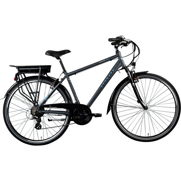 Green 7.7 E-Bike Herren Trekkingrad 28 Zoll Pedelec 155 - 185 cm Trekkingrad mit 21 Gang
