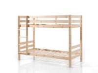 Etagen-Hochbett Pino 160 cm Höhe, Ausf. Kiefer massiv natur lackiert