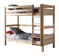 Etagen-Hochbett Pino 180 cm Höhe, Ausf. Kiefer massiv natur lackiert