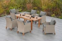 Avellino Set 7tlg. Ausziehtisch