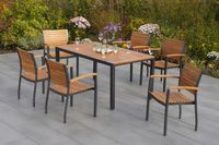 Santorin Set 7tlg. Tisch 150x90 cm