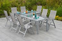 Taviano Set 11tlg. Flex-Ausziehtisch