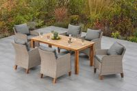 Avellino Set 7tlg. Tisch 185x90 cm