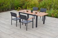 Paxos Set 5tlg. Ausziehtisch