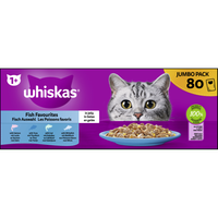 Portionsbeutel Multipack Jumbo Pack 1+ Fisch Auswahl in Gelee 80 x 85g