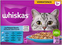 Portionsbeutel Multipack Vorratspack 1+ Fisch Auswahl in Gelee 24 x 85g