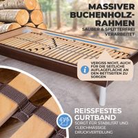 7 Zonen Lattenrost Ergo KF mit Kopf- & Fußteilverstellung 90x200cm