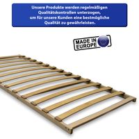 Lattenrost FIX mit 13 Federleisten - nicht verstellbar - 120 x 200 cm