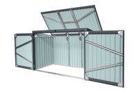 Metall Mülltonnen Box ZI-MTB3