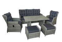 18tlg. Dining-Lounge "Canelli" - Braun-Mix