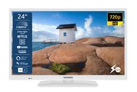 XH24SN550MV-W 24 Zoll Fernseher/Smart TV (HD Ready, Triple-Tuner, 12 Volt) - 6 Monate HD+ inklusive [2023]