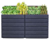 ERGO QUADRO 2 L 75 Hochbeet Wood, inkl. Wassersparsystem