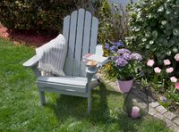 Adirondack Gartensessel "Ben" grau