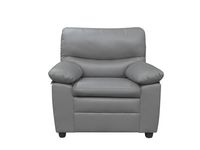Sofa-Set mit hoher Rückenlehne für maximalen Sitzkomfort, ca. 202 x 82 x 92 cm (3-Sitzer) – Grau