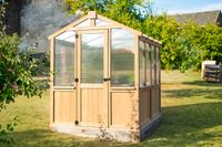 Westmann Holz Gewächshaus Paul | Braun | 238x204x239 cm