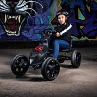 Xootz Go-Kart Venom | schwarz | 114x62x62 cm