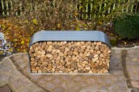 Westmann Stahl Kaminholzregal | anthrazit | 46x212x111 cm