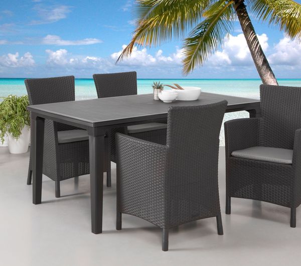 Tisch Genua 165x94cm graphit