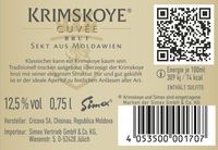 Sekt aus Moldawien Brut