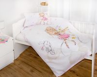 Little Fairy Flanell-Bettwäsche "Made in Green" Größe 40x60 + 100x135 cm
