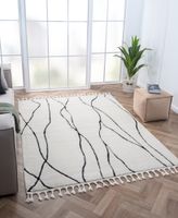 Teppich Moroccan Refresh, 190 cm x 240 cm, Farbe weiß, rechteckig, Florhöhe 19mm