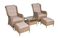Sessel-Set VALENCIA, 5-tlg. Anisbraun