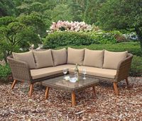Lounge-Set PAMPLONA, anisbraun