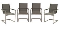 Freischwinger SIENNA, 4er Set Kunststoffgewebe