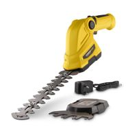 Powerplus Akku-Rasentrimmer POWXG2033 - 7,2 V Akku-Heckenschere, inkl. Akku und Ladegerät, Gartengeräte für Sträucher, Hecken und Pflanzen
