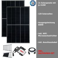 Balkonkraftwerk 600 / 820 Watt WIFI Photovoltaik Solar Mini-PV Komplett Set