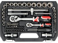 Steckschlüsselsatz M 1/2" + 1/4" 72-Tlg