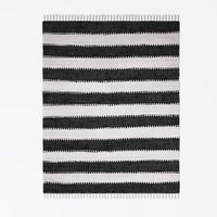 Teppich Zendo 110cm x 60cm, Farbe Schwarz, rechteck