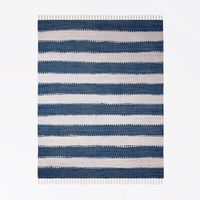 Teppich Zendo 150cm x 80cm, Farbe Blau, rechteck
